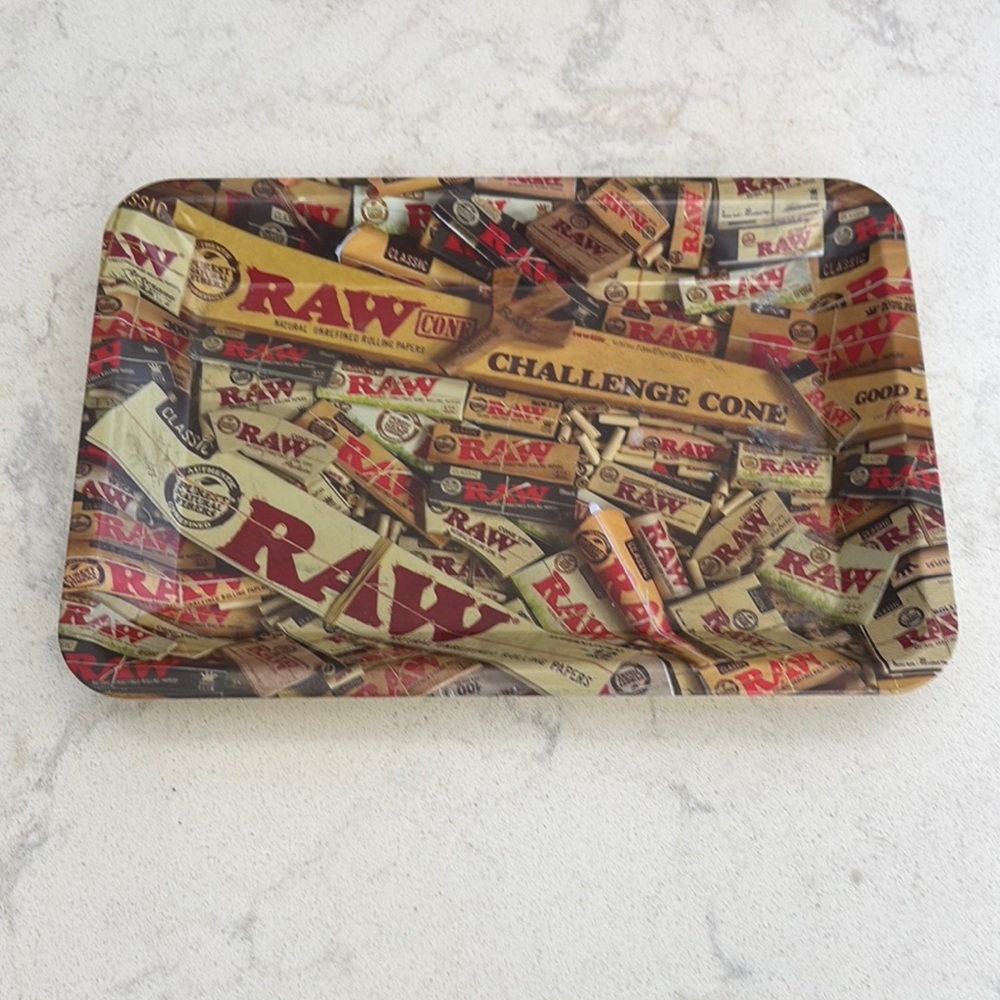 RAW Rolling Tray with Logo Design